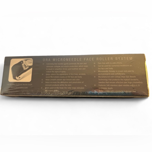 Beauty ORA Microneedle Face Roller
System .25mm NEW in Sealed Box - Picture 6 of 7